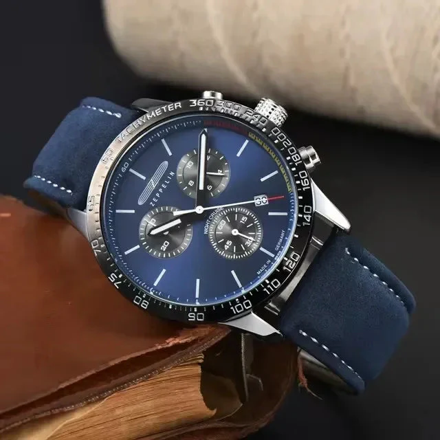 Endrit - Timer Classico Con Cinturino In Pelle - Image 2