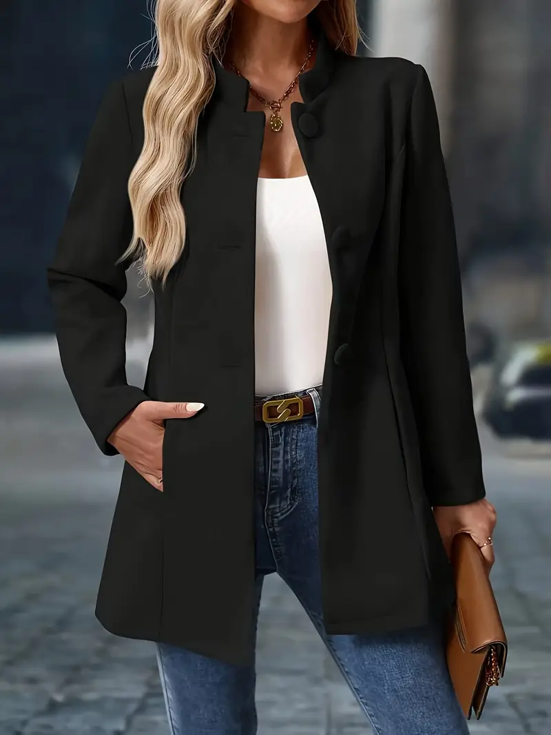 Enrietta - Blazer Monopetto Alla Moda - Image 2