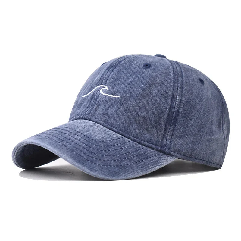 Erkan - Cappellino con Ricamo a Onde Increspate - Image 2