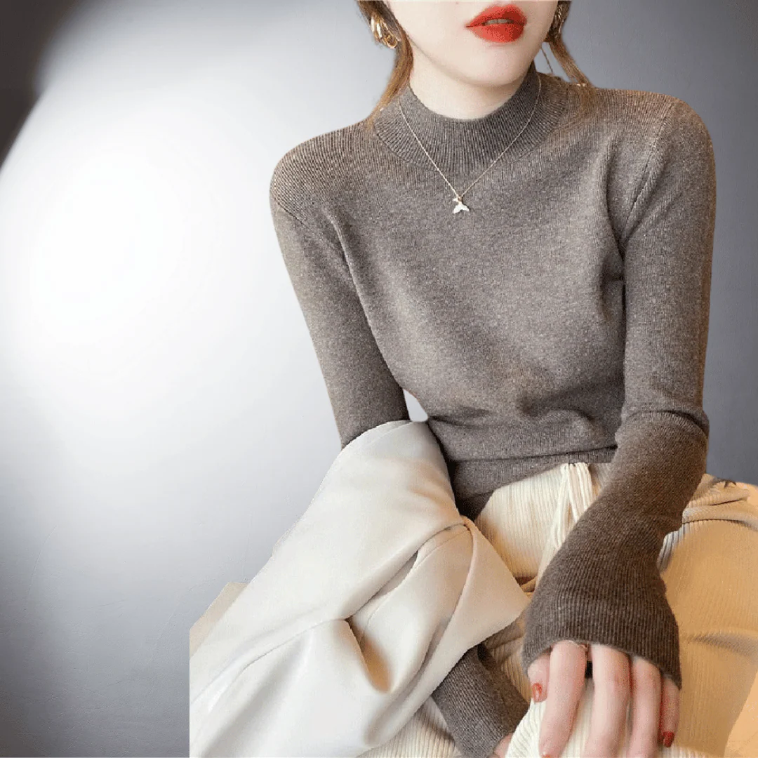 Ermine | Maglia Dolcevita In Cashmere Pregiato - Image 5