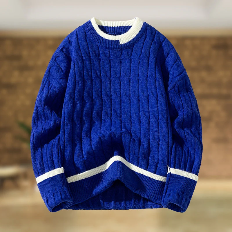 Errol - Maglione Casual Patchwork - Image 4