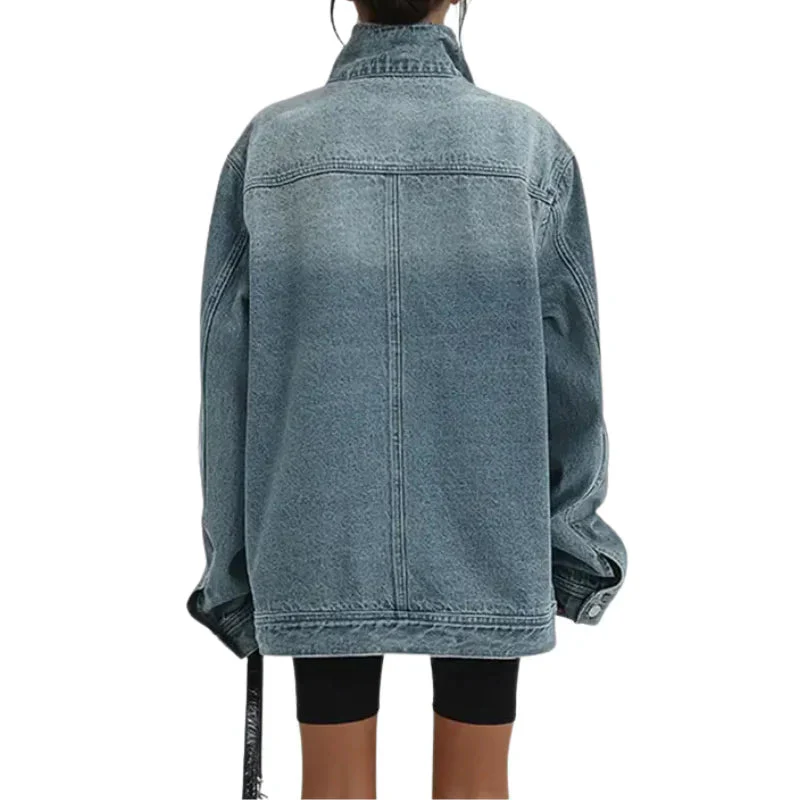 Estera - Giacca In Denim Asimmetrica - Image 4