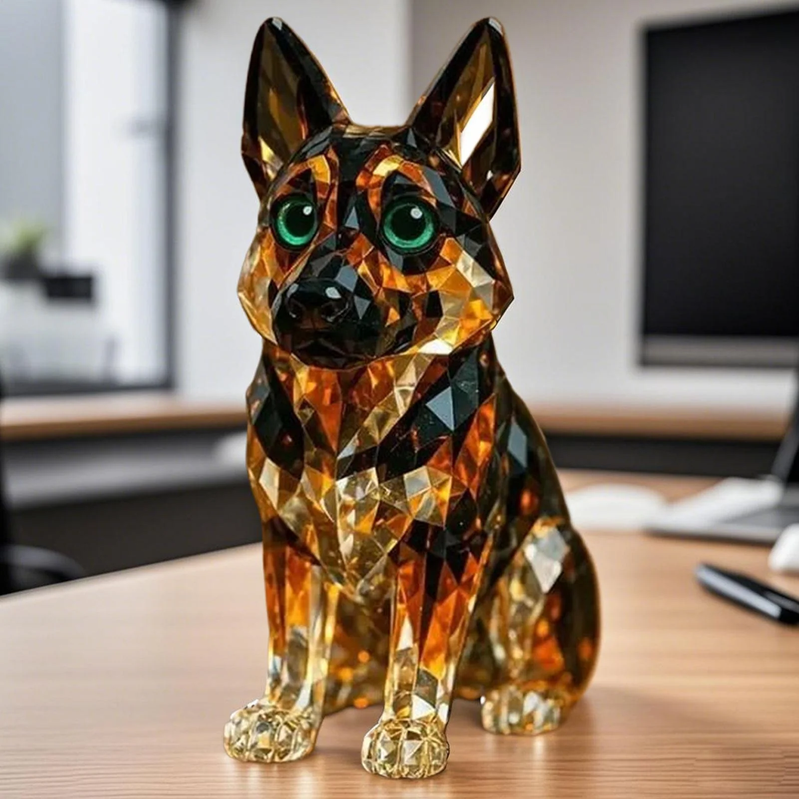 EternalPaws - Statuetta di Pastore Tedesco di Cristal - Image 4