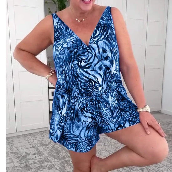 Evdoxia - Costume Da Bagno Elegante Senza Maniche