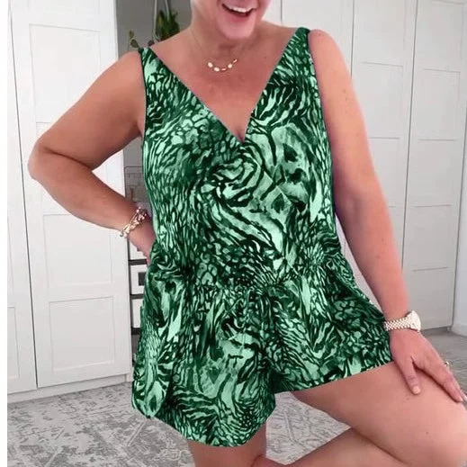 Evdoxia - Costume Da Bagno Elegante Senza Maniche - Image 3