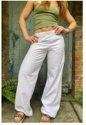 Evgenia - Pantaloni Lounge Dal Taglio Ampio Con Fascia Elastica In Vita - Image 2