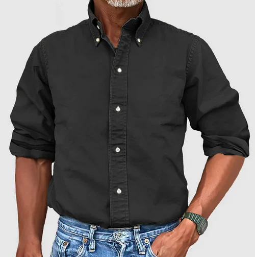 Ewan - Camicia Informale a Maniche Lunghe Con Bottoni - Image 2