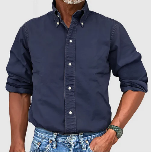 Ewan - Camicia Informale a Maniche Lunghe Con Bottoni - Image 5