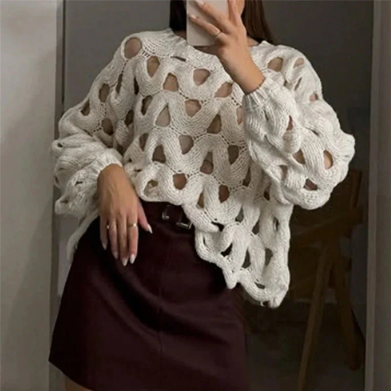 Şeyma - Maglione Casual Lavorato a Maglia - Image 6
