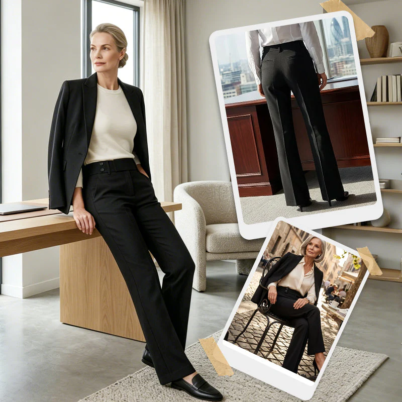 Fanny - Pantaloni Eleganti a Zampa - Image 10