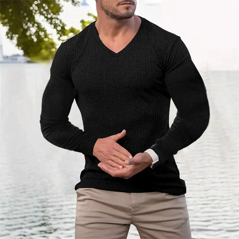 Faron - Camicia a Maniche Lunghe a Righe - Image 2