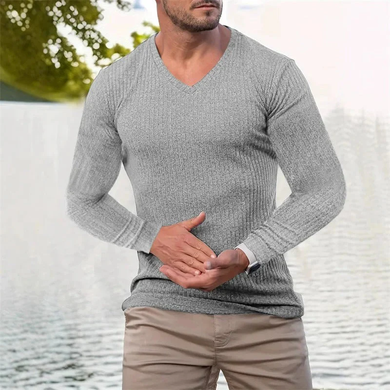 Faron - Camicia a Maniche Lunghe a Righe - Image 4