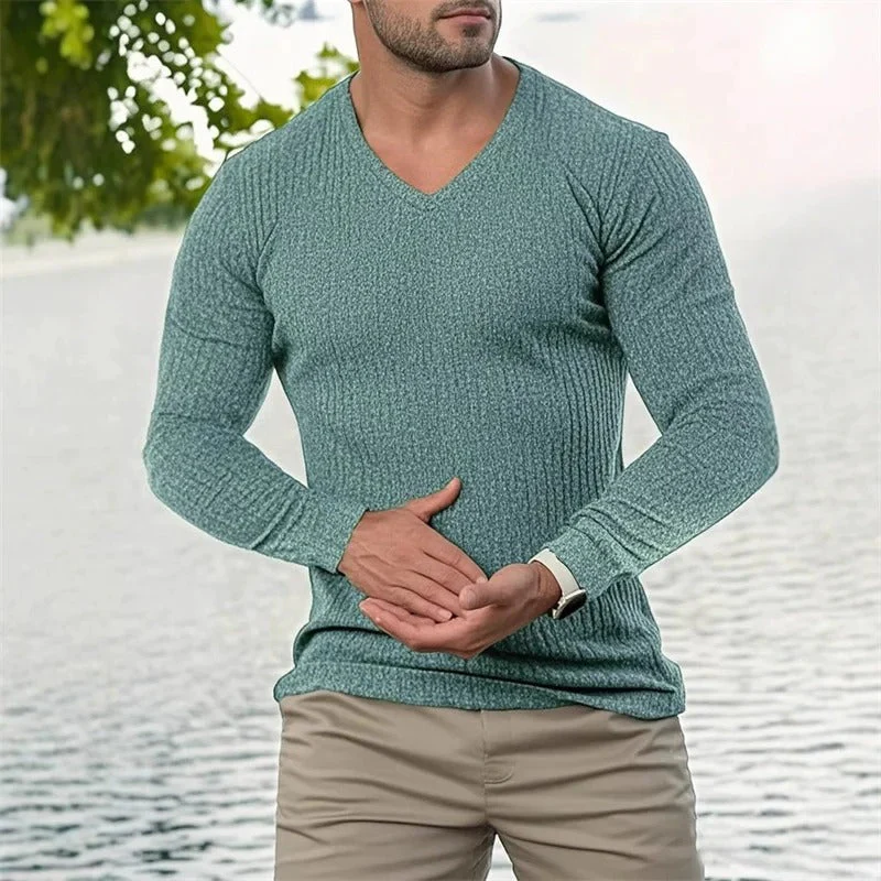 Faron - Camicia a Maniche Lunghe a Righe - Image 5