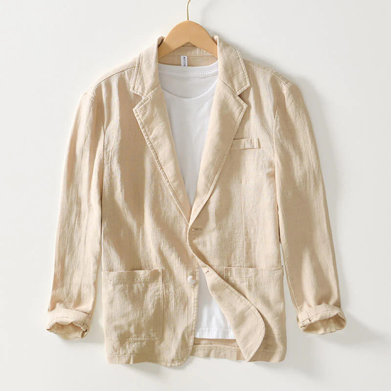Federico - Blazer Elegante In Lino - Image 3