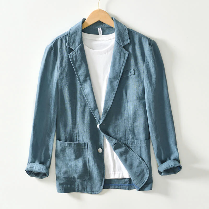 Federico - Blazer Elegante In Lino - Image 5