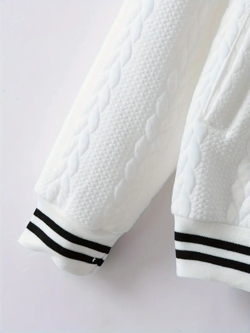 Felips - Giacca Baseball Jacquard Con Strisce Decorative - Image 8