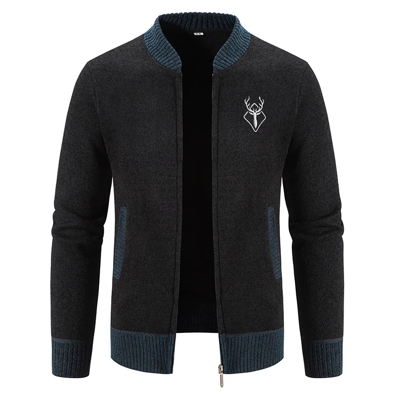 Ferrian - Cardigan Lavorato a Maglia Con Cerniera e Tasche - Image 3