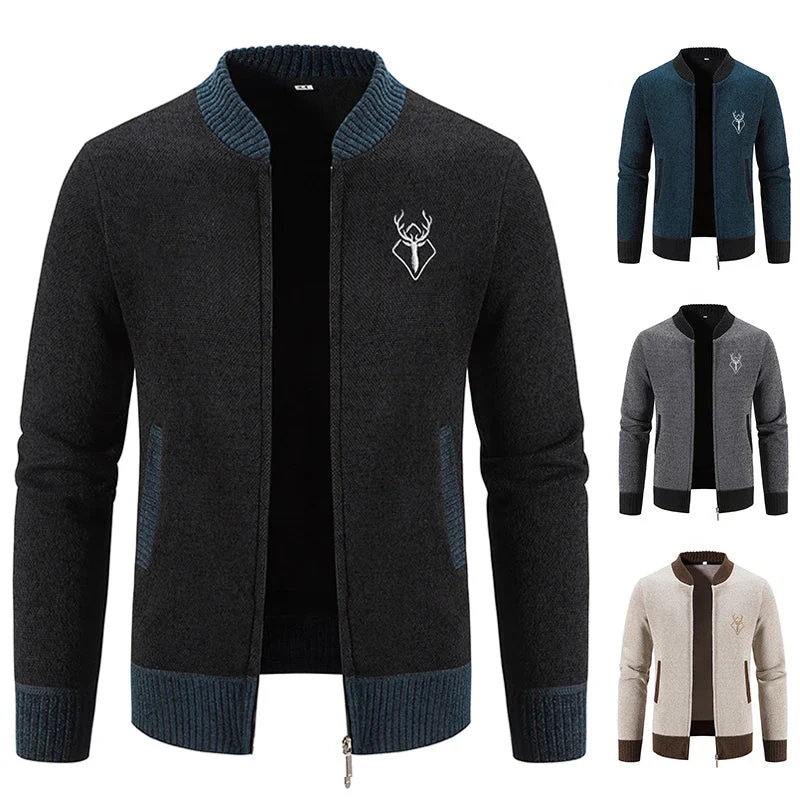 Ferrian - Cardigan Lavorato a Maglia Con Cerniera e Tasche - Image 7