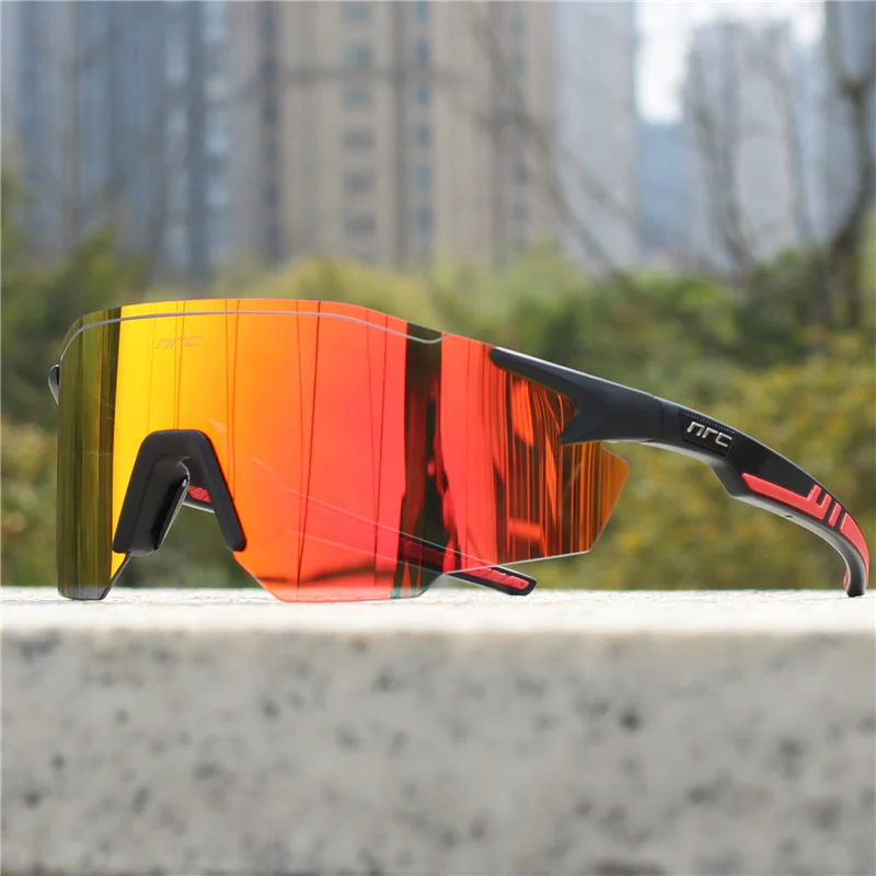 FlashLens - Occhiali Da Sole Con Visiera a Specchio