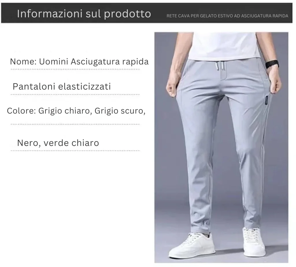 FlexDry - Pantaloni Elasticizzati ad Asciugatura Rapida Unisex - Image 15