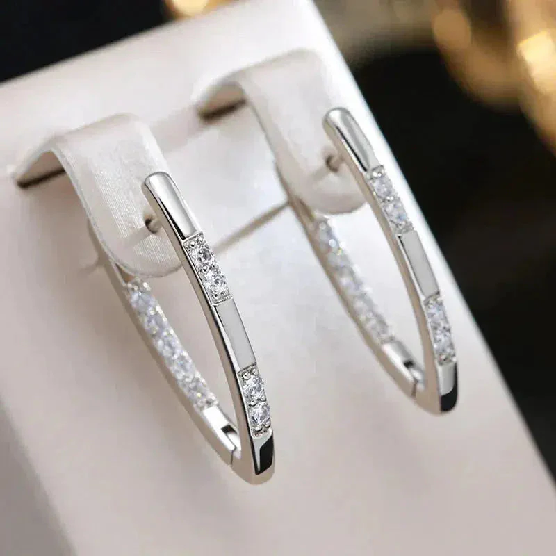 Firenze - Orecchini Raffinati Con Pietre Di Zirconia - Image 2