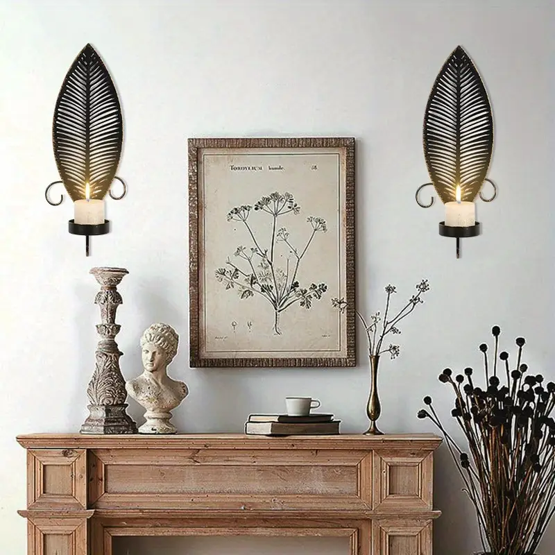 FoliGlow - Set Di Portacandele Con Disegno a Foglia - Image 5