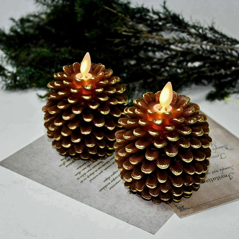 ForestFlame - Candela Senza Fiamma Mood Pine Cone - Image 11