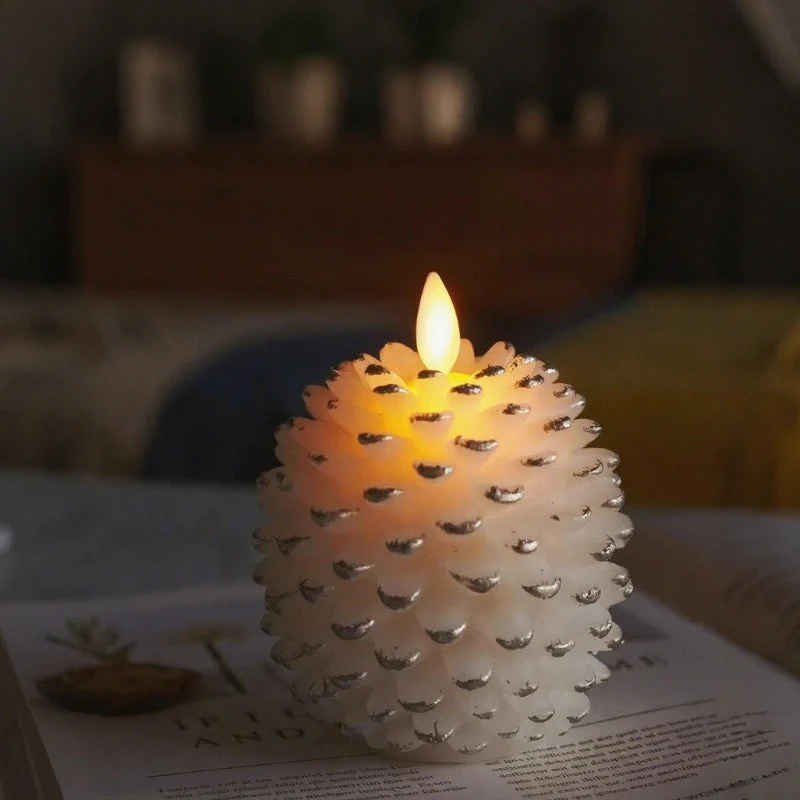 ForestFlame - Candela Senza Fiamma Mood Pine Cone - Image 3