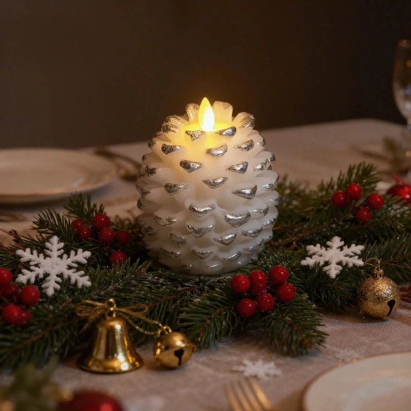 ForestFlame - Candela Senza Fiamma Mood Pine Cone - Image 5