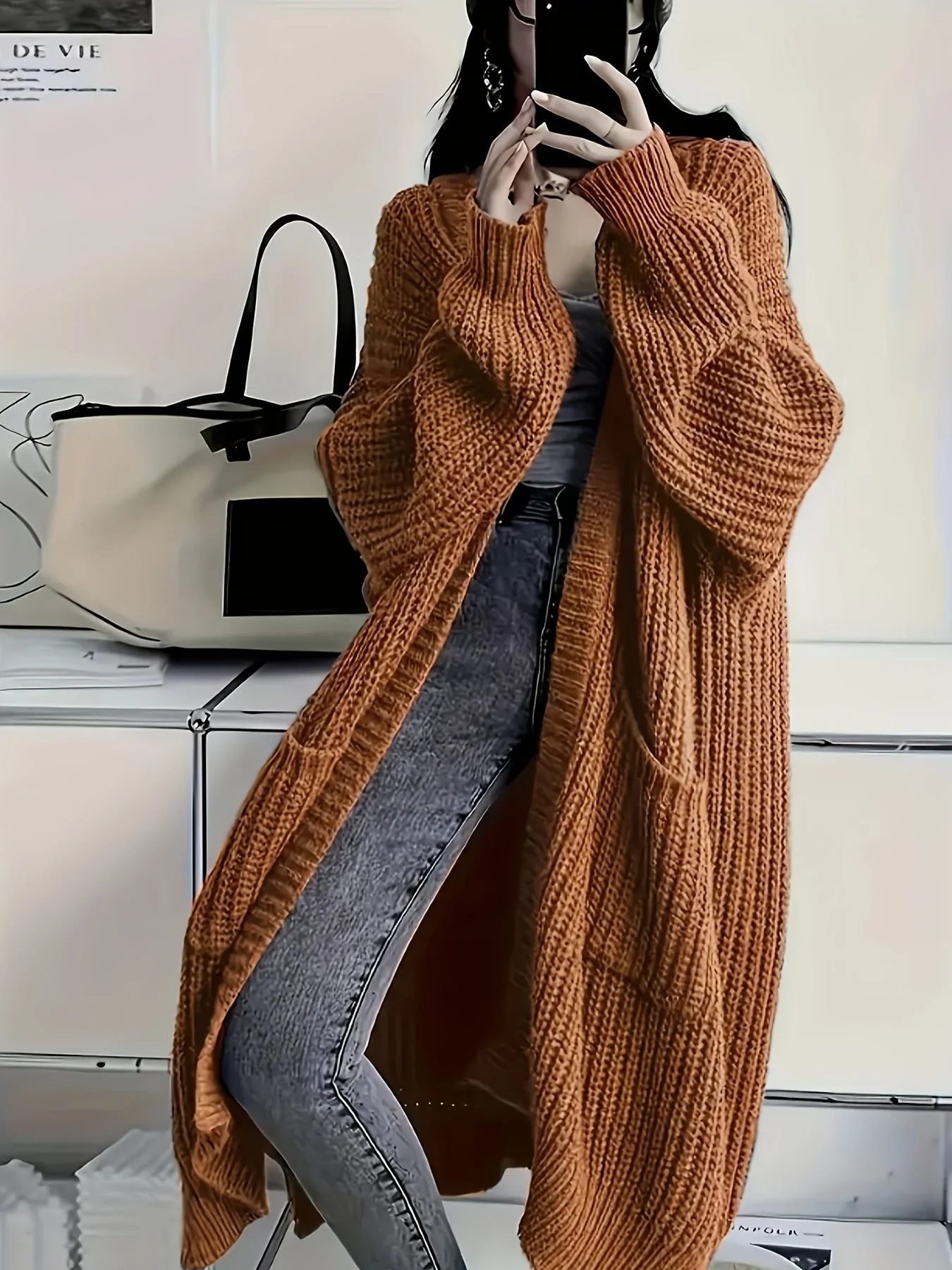 Franziska - Cardigan Maniche Lunghe - Image 6