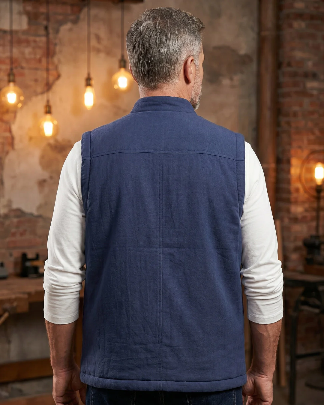 Fredrick - Gilet Con Tasche Frontali in Stile Vintage - Image 11