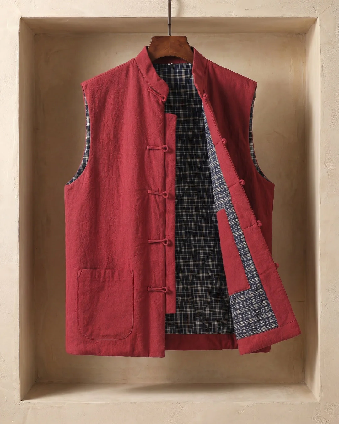 Fredrick - Gilet Con Tasche Frontali in Stile Vintage - Image 3