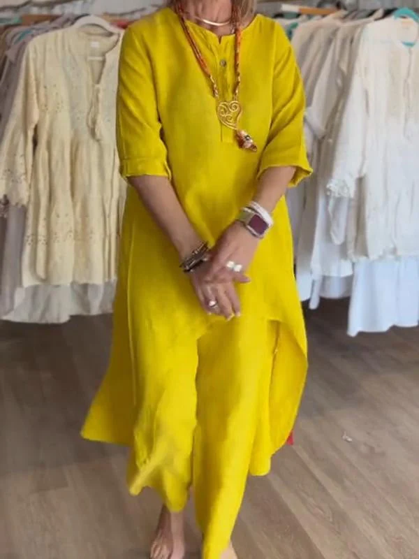 Freida - Abito Casual in Lino - Image 7