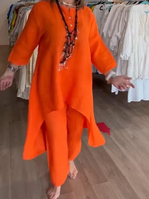 Freida - Abito Casual in Lino - Image 8