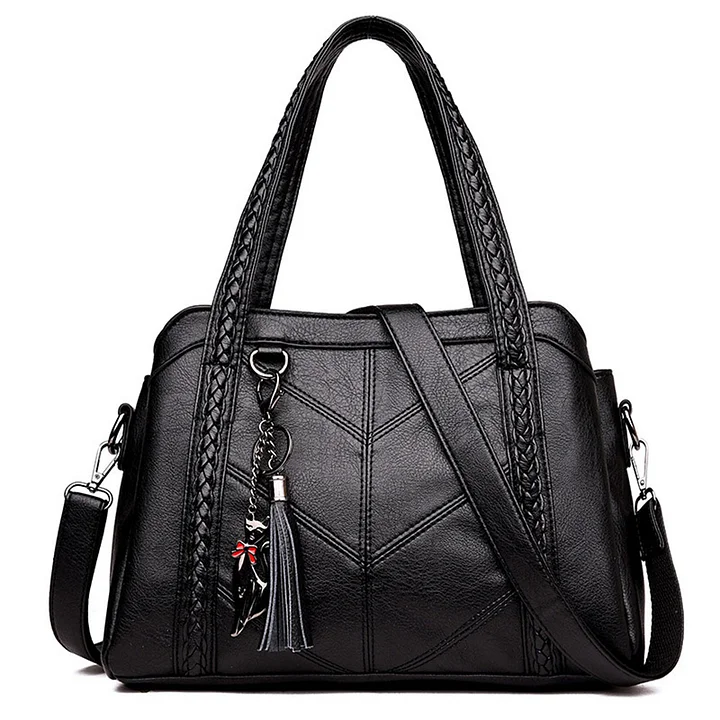 Freja - Borsa a Mano in Pelle di Grande Capienza - Image 5