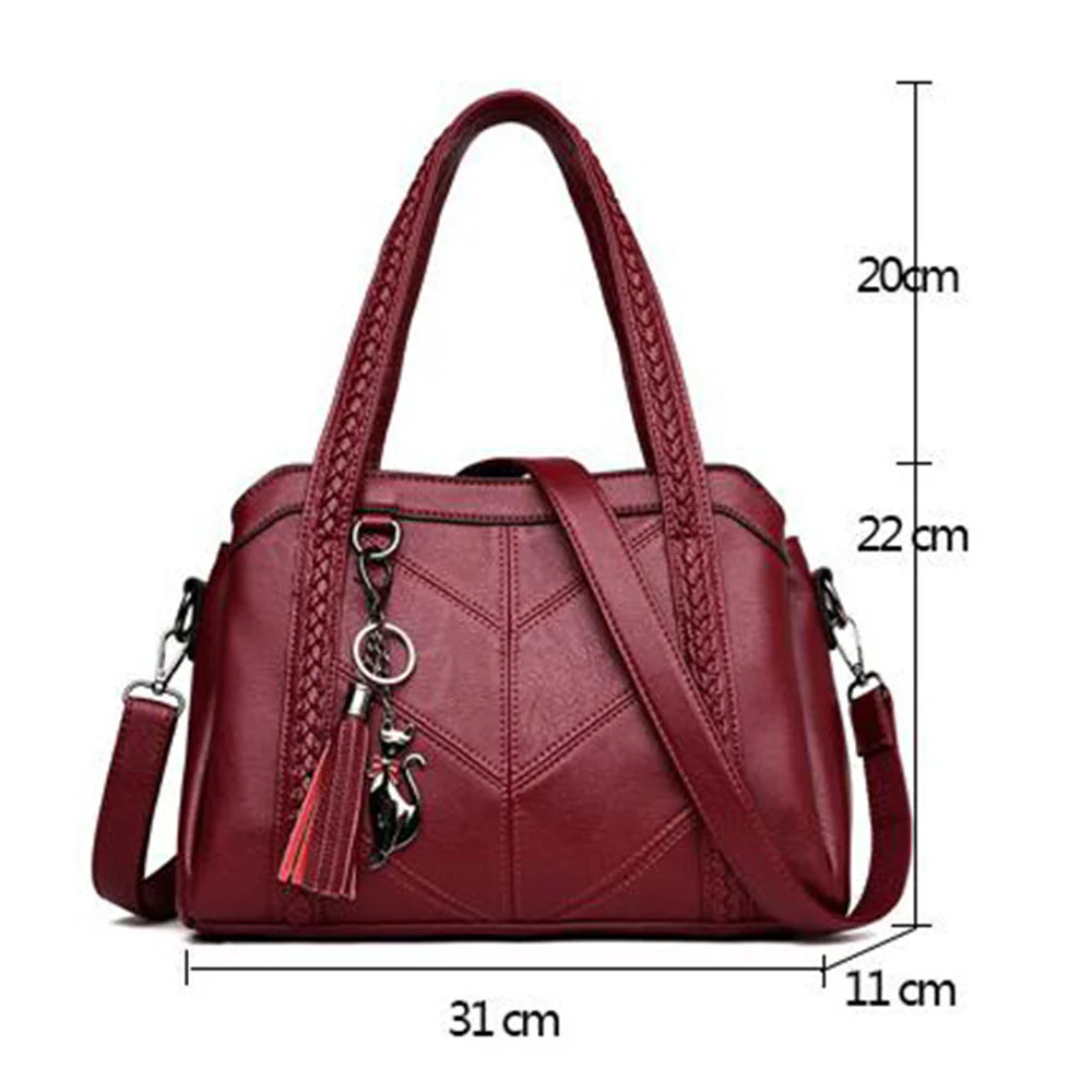 Freja - Borsa a Mano in Pelle di Grande Capienza - Image 8
