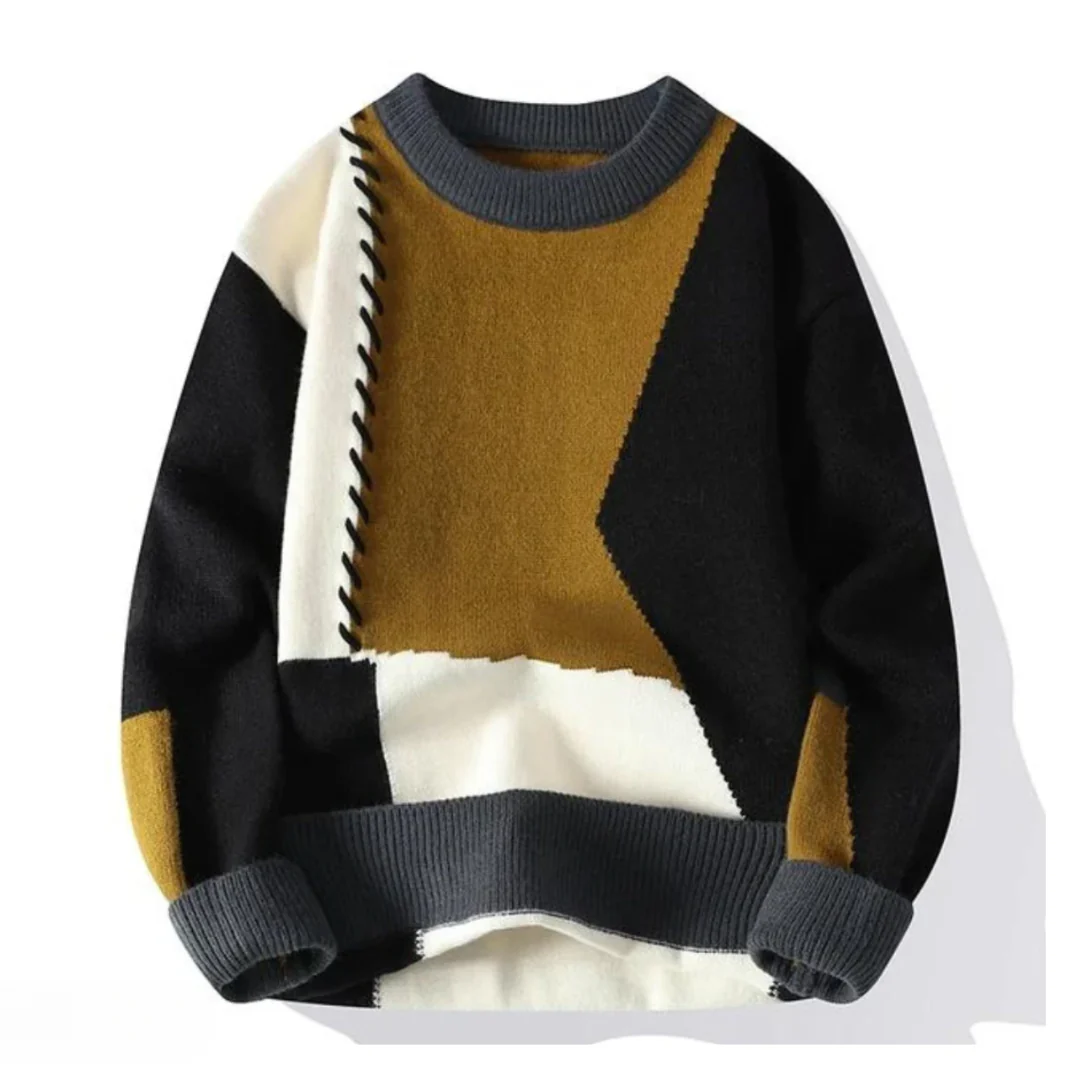 Fridolin - Maglione a Blocchi Di Colore - Image 4