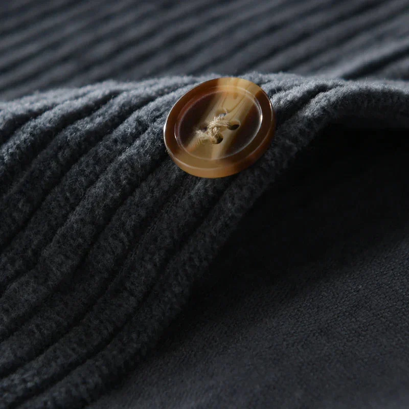 Fritz – Comfort Velluto a coste Camicia - Image 6