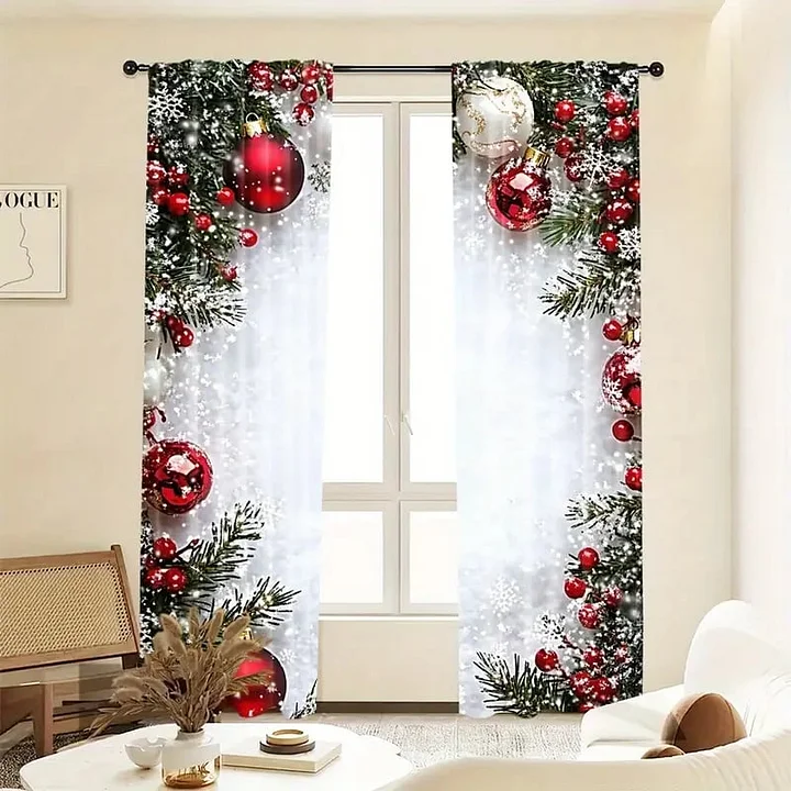 FrostLinen - Tende a Tema Natalizio - Image 4
