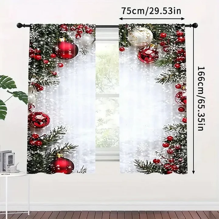 FrostLinen - Tende a Tema Natalizio - Image 5