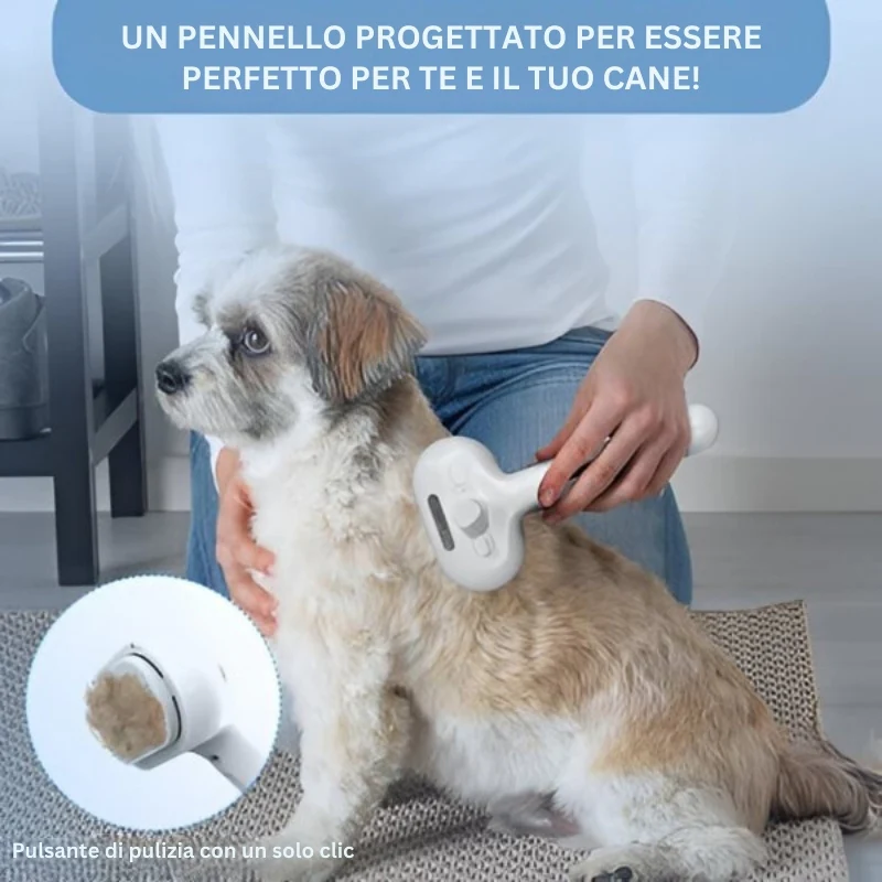 FurEase - Spazzola a Vapore Ricaricabile Per La Toelettatura Degli Animali Domestici - Image 10