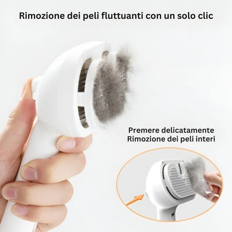 FurEase - Spazzola a Vapore Ricaricabile Per La Toelettatura Degli Animali Domestici - Image 5