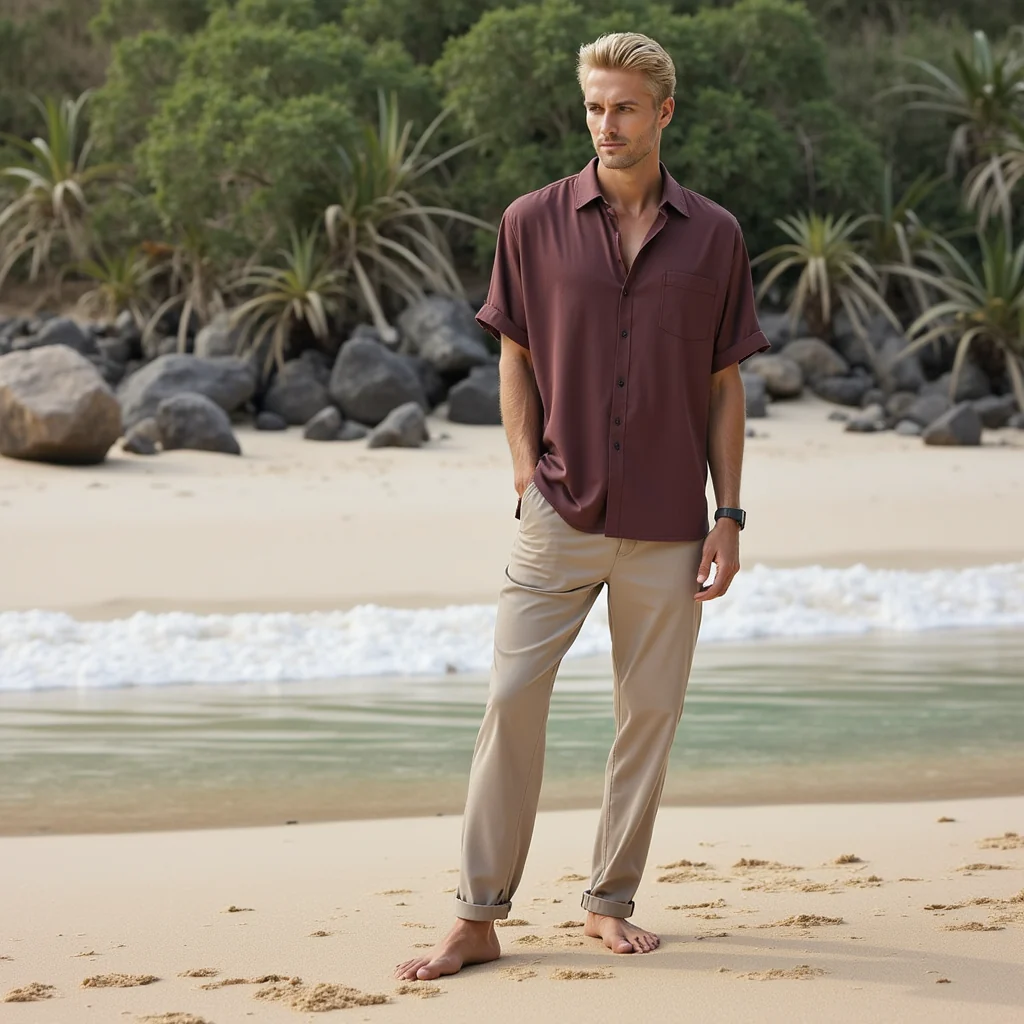 Furlan - Set Camicia e Pantaloni a Maniche Corte - Image 6