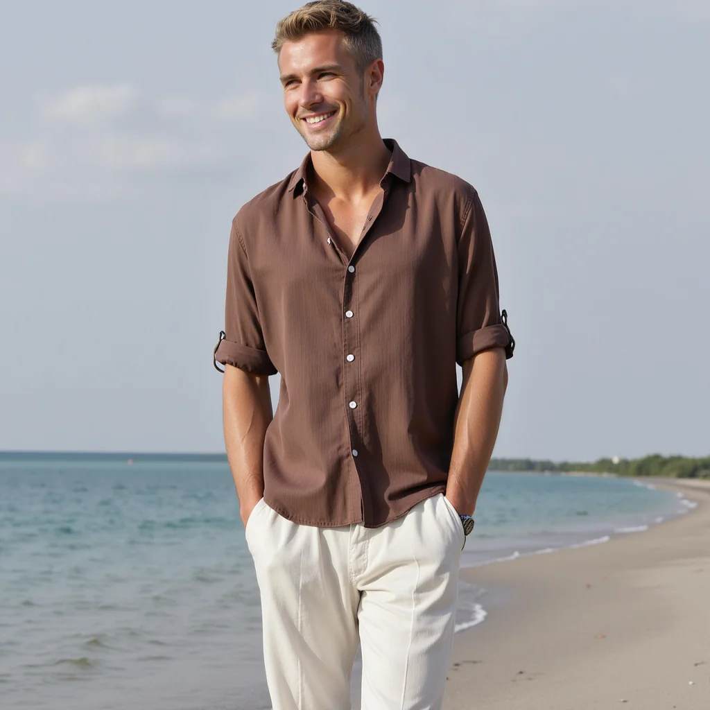Furlan - Set Camicia e Pantaloni a Maniche Corte - Image 7