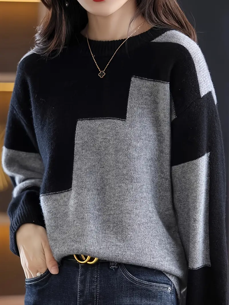 Gala - Elegante Maglione a Maniche Lunghe Con Motivo Geometrico - Image 10