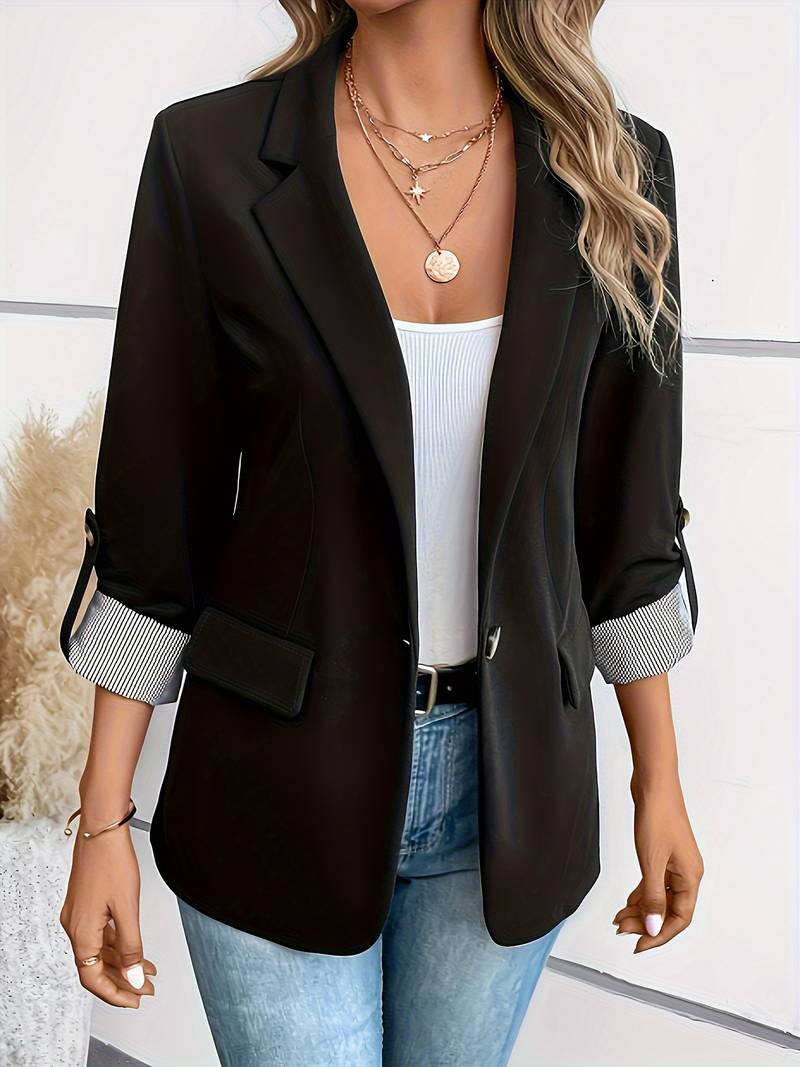 Galiah - Elegante Blazer Doppiopetto Con Collo Con Revers - Image 2