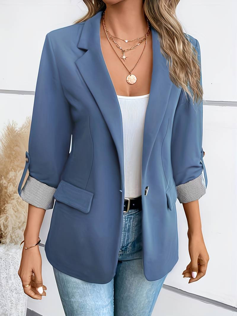 Galiah - Elegante Blazer Doppiopetto Con Collo Con Revers - Image 3