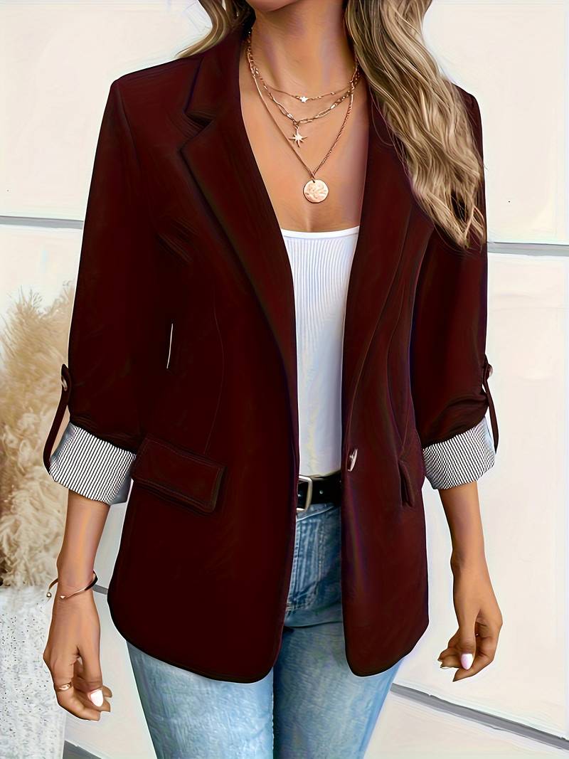 Galiah - Elegante Blazer Doppiopetto Con Collo Con Revers - Image 4