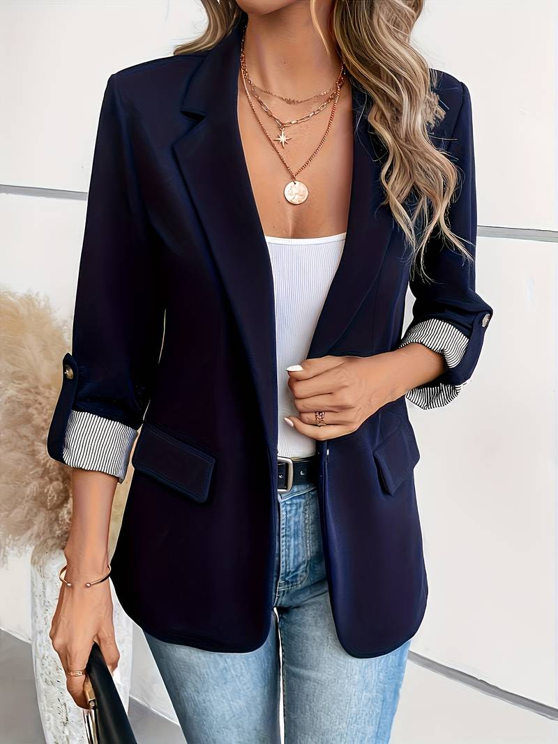 Galiah - Elegante Blazer Doppiopetto Con Collo Con Revers - Image 6