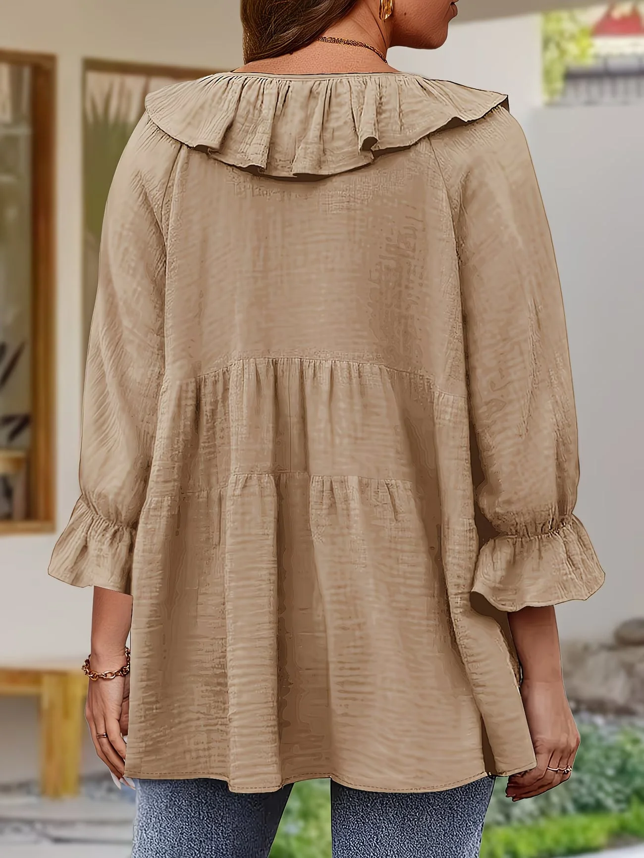 Garbine - Elegante Camicetta Con Collo a Balze - Image 20